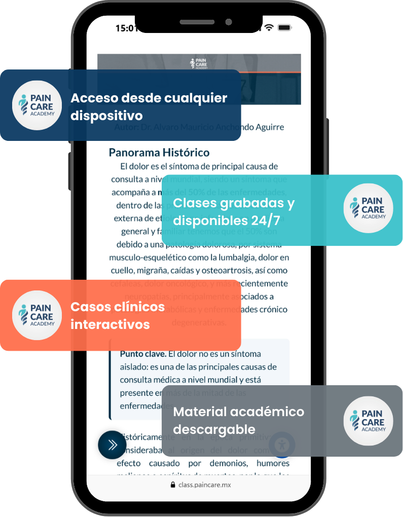 Plataforma Pain Care Academy